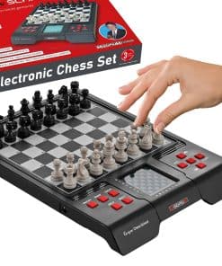 Tablero de ajedrez electrónico para niños -Negro