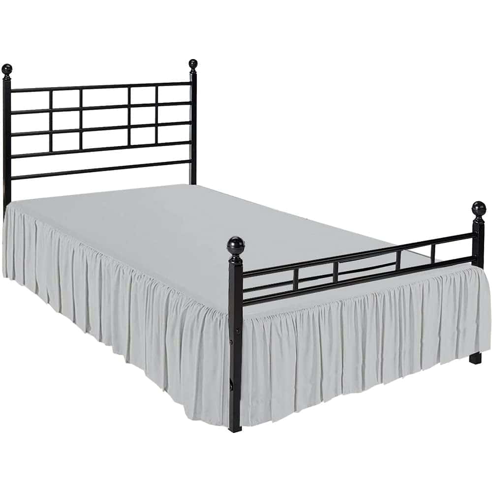 Falda de Cama Fruncida con Esquinas Divididas, Estilo - Imagen 3