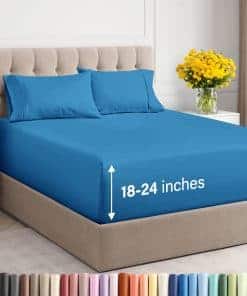 Juego de sábanas extra profundo - 4 piezas - Sábanas