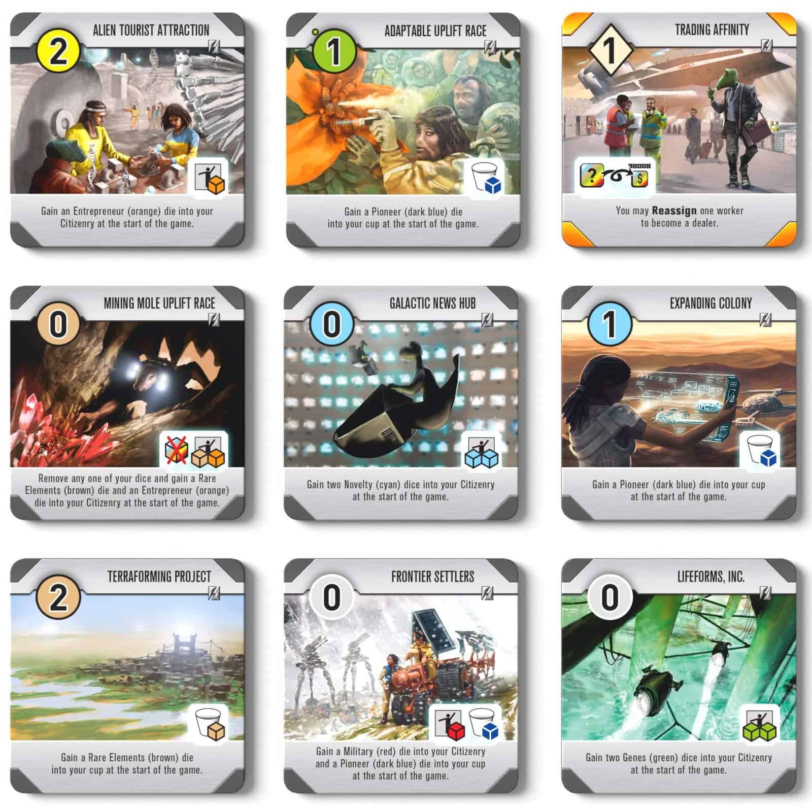 Paquete Roll for The Galaxy del Juego Base, las Expansiones - Imagen 9