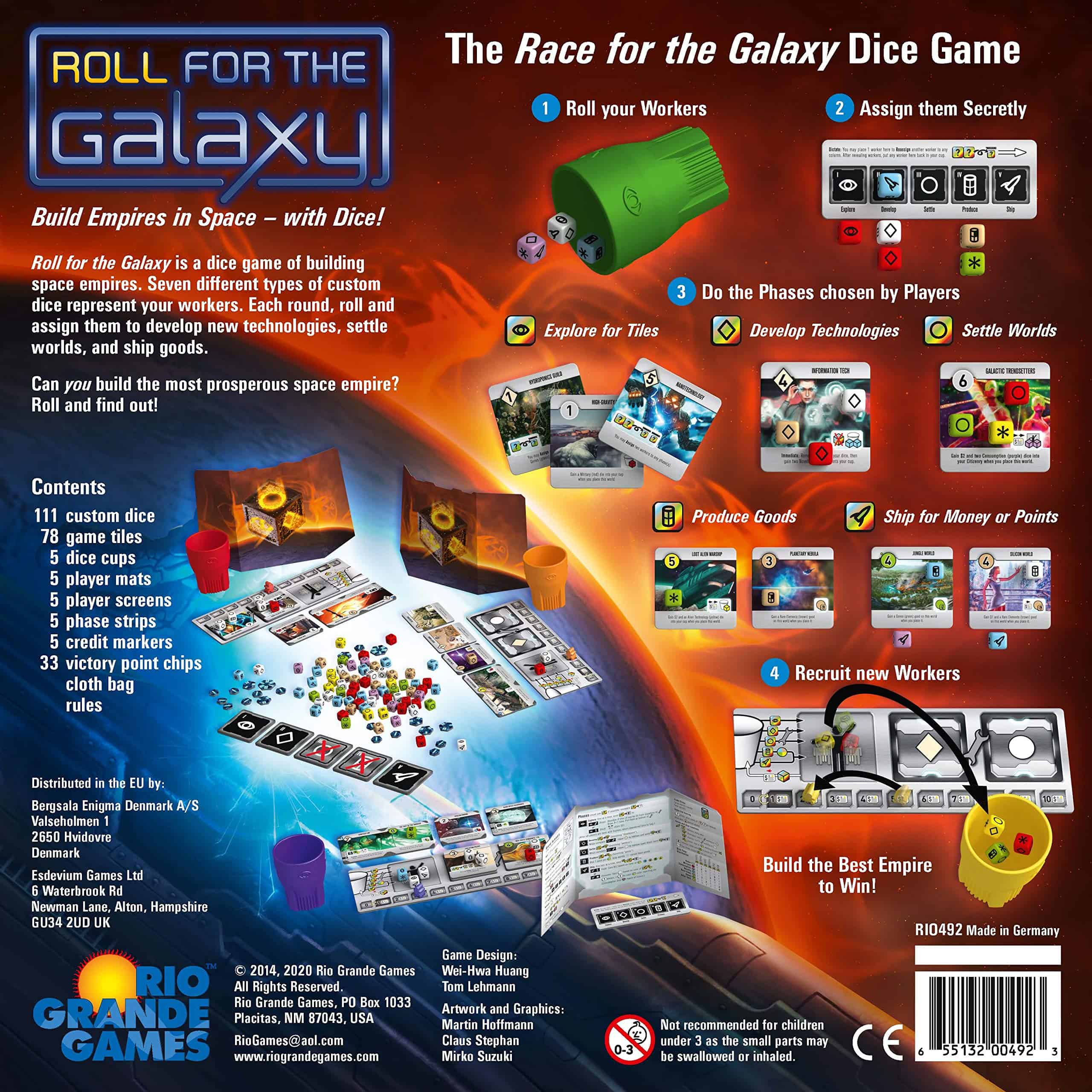 Paquete Roll for The Galaxy del Juego Base, las Expansiones - Imagen 3