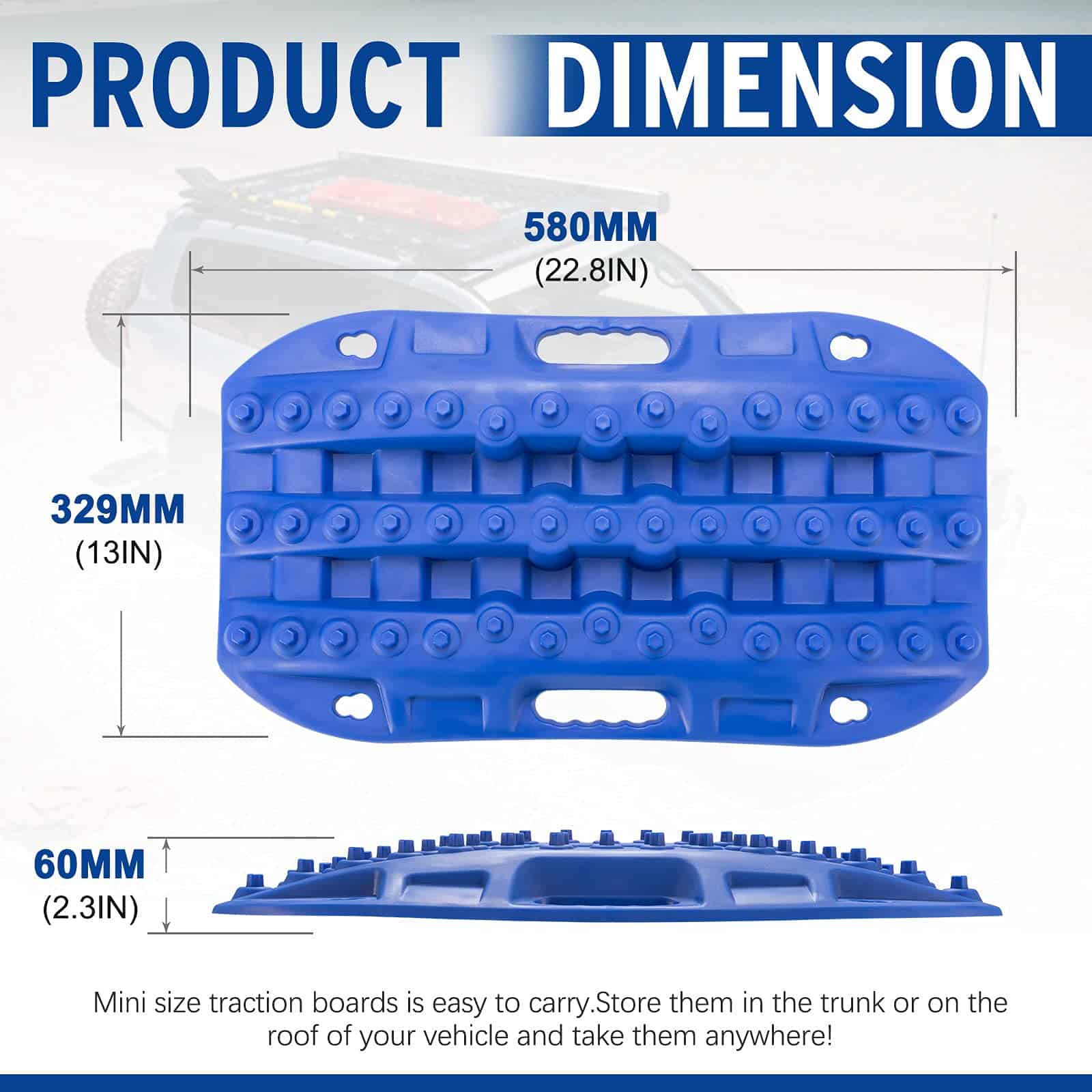 Tablas de tracción Off-Road BUNKER INDUST, 2 Piezas para - Imagen 3