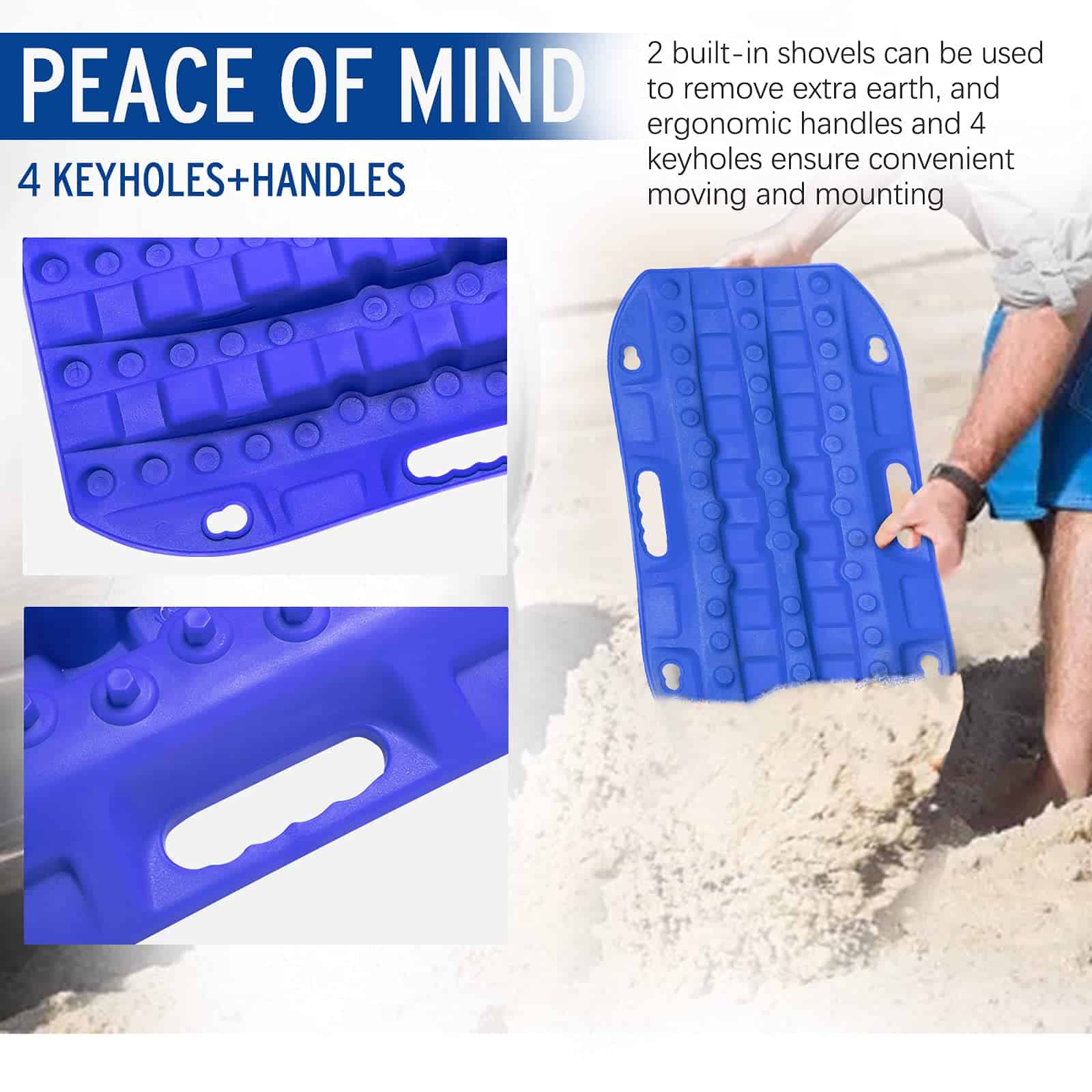 Tablas de tracción Off-Road BUNKER INDUST, 2 Piezas para - Imagen 5