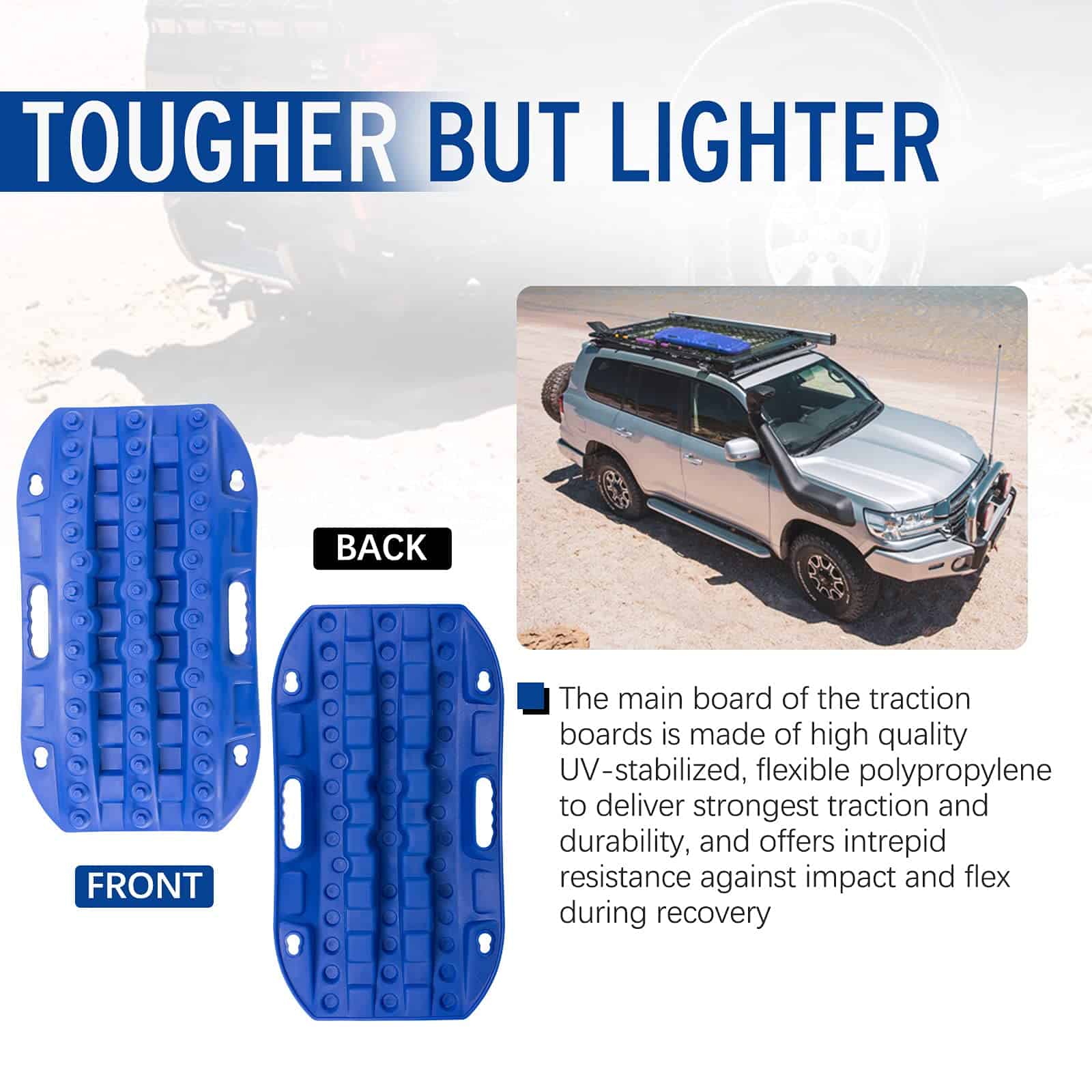 Tablas de tracción Off-Road BUNKER INDUST, 2 Piezas para - Imagen 6