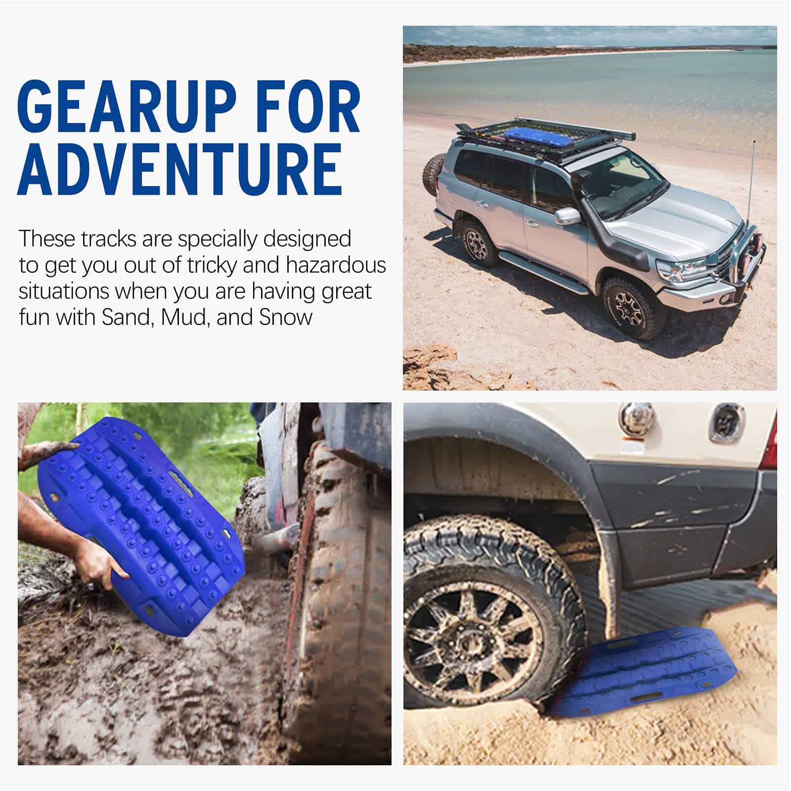 Tablas de tracción Off-Road BUNKER INDUST, 2 Piezas para - Imagen 8