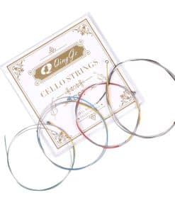 Cuerdas de Violonchelo Q QINGGE con núcleo de acero 4/4 3/4