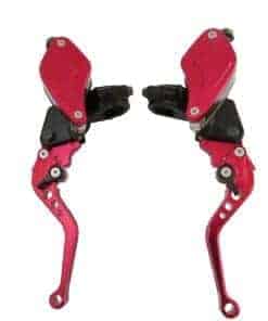 XSPANDER CNC Aluminum 7/8" (22mm) Universal -Rojo