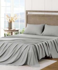 ARlinen 4PCs Juego de Sábanas Tamaño Completo - Juego de