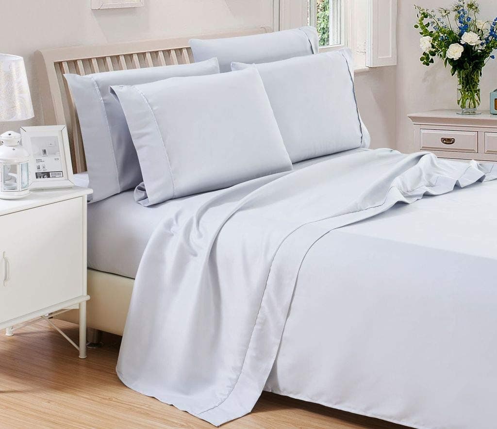 Juego de sábanas ARlinen de 4 piezas - 100% algodón egipcio - Imagen 3