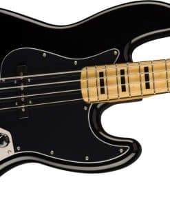 Bajo Jazz Squier Classic Vibe de los 70, Negro, Diapasón de