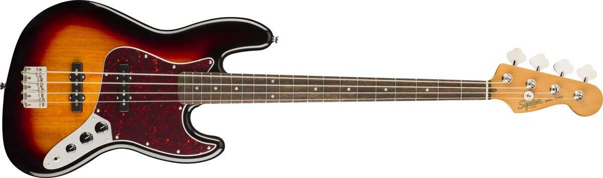Bajo Jazz Fender Squier Classic Vibe 60s, Sunburst de 3