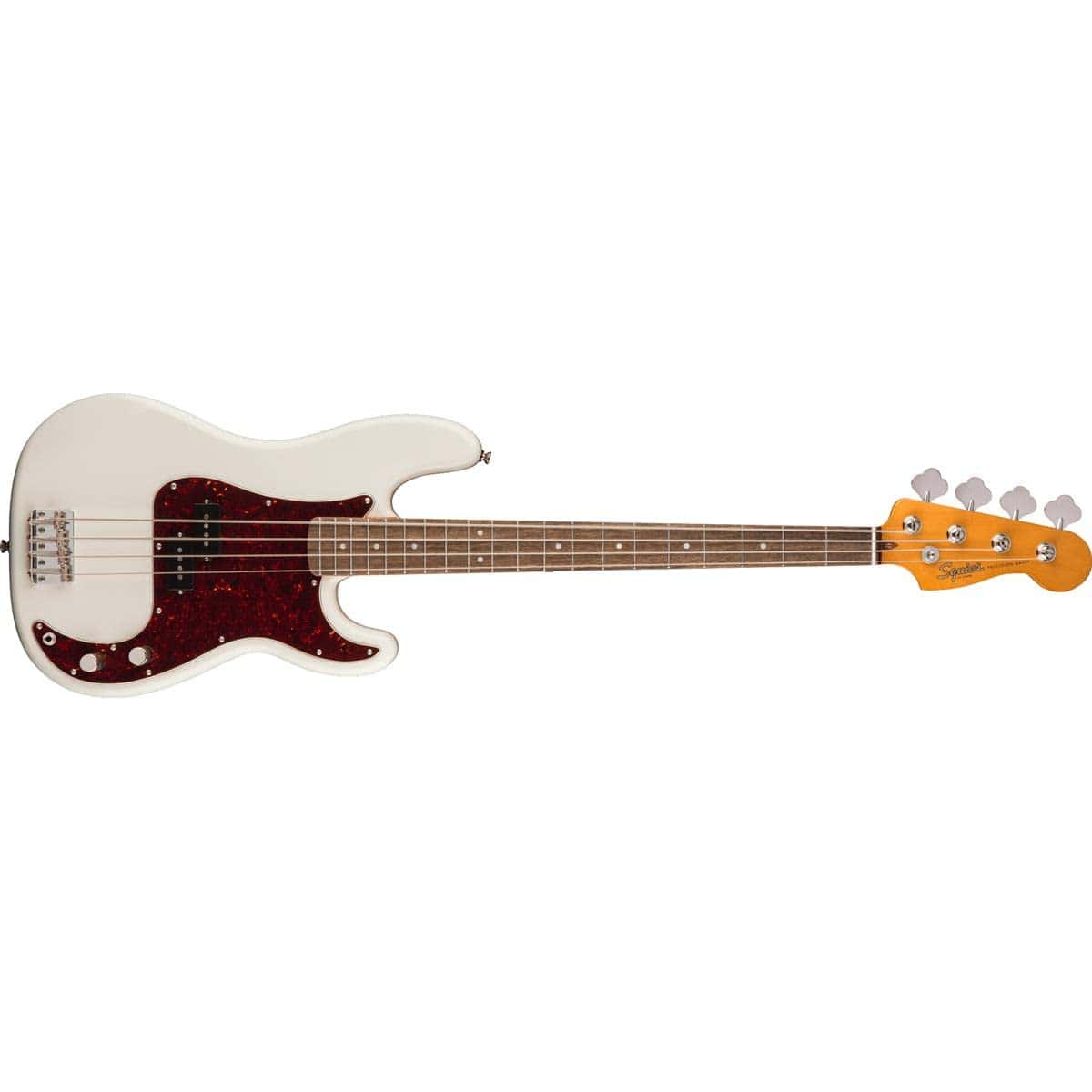 Bajo Precision Squier Classic Vibe 60s, Olympic White, - Imagen 3