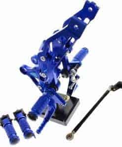 Krace Juegos de Rearsets para Motocicleta Reposapiés