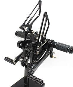 Krace Juegos de Reposapiés Traseros para Motocicleta