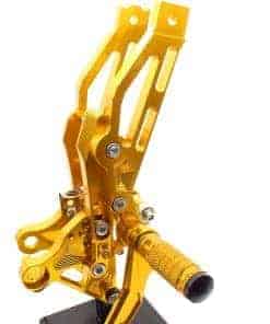 Krace Juegos de Estriberas para Motocicleta Reposapiés