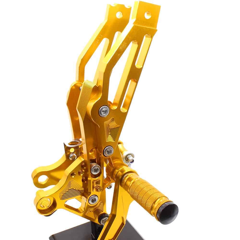 Krace Juegos de Estriberas para Motocicleta Reposapiés