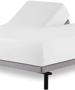 Juego de sábanas para cama Sleep Number Split -Blanco sólido
