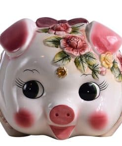 Alcancía de cerámica grande para niña - Alcancía - Caja de