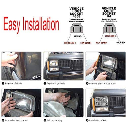 Faros Rectangulares LED 5x7'' 7x6'' Pulgadas Homologados - Imagen 7