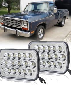Par de Faros Sellados 7x6 Pulgadas AMUNIESUN para Dodge