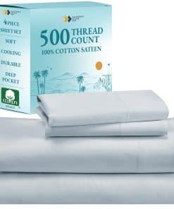 Juego de sábanas California Design Den - -Azul Claro