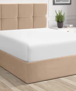 Sábana Ajustable Pura King 100% Algodón Puro Pizuna, lujosa