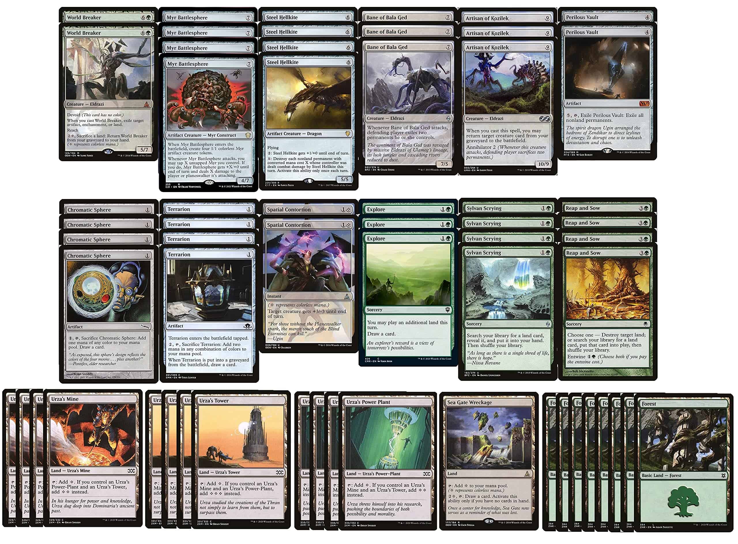 Baraja Elite Tron - UrzaTron - Legal en Modern -