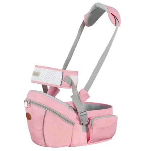Portabebés de Asiento de Cadera para Bebés con Cinturón