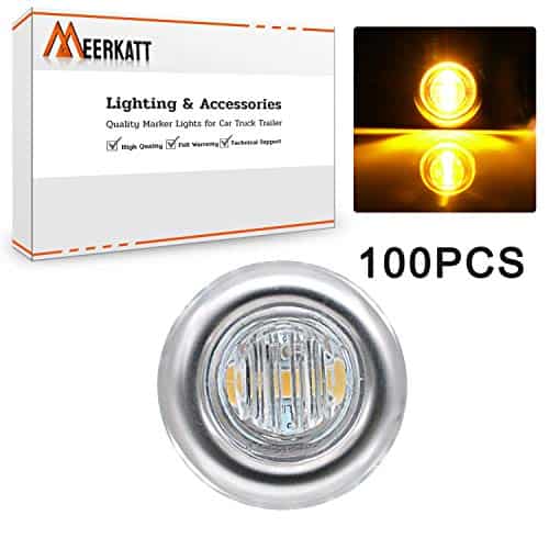 Meerkatt (Paquete de 100) Mini luz indicadora redonda de - Imagen 3