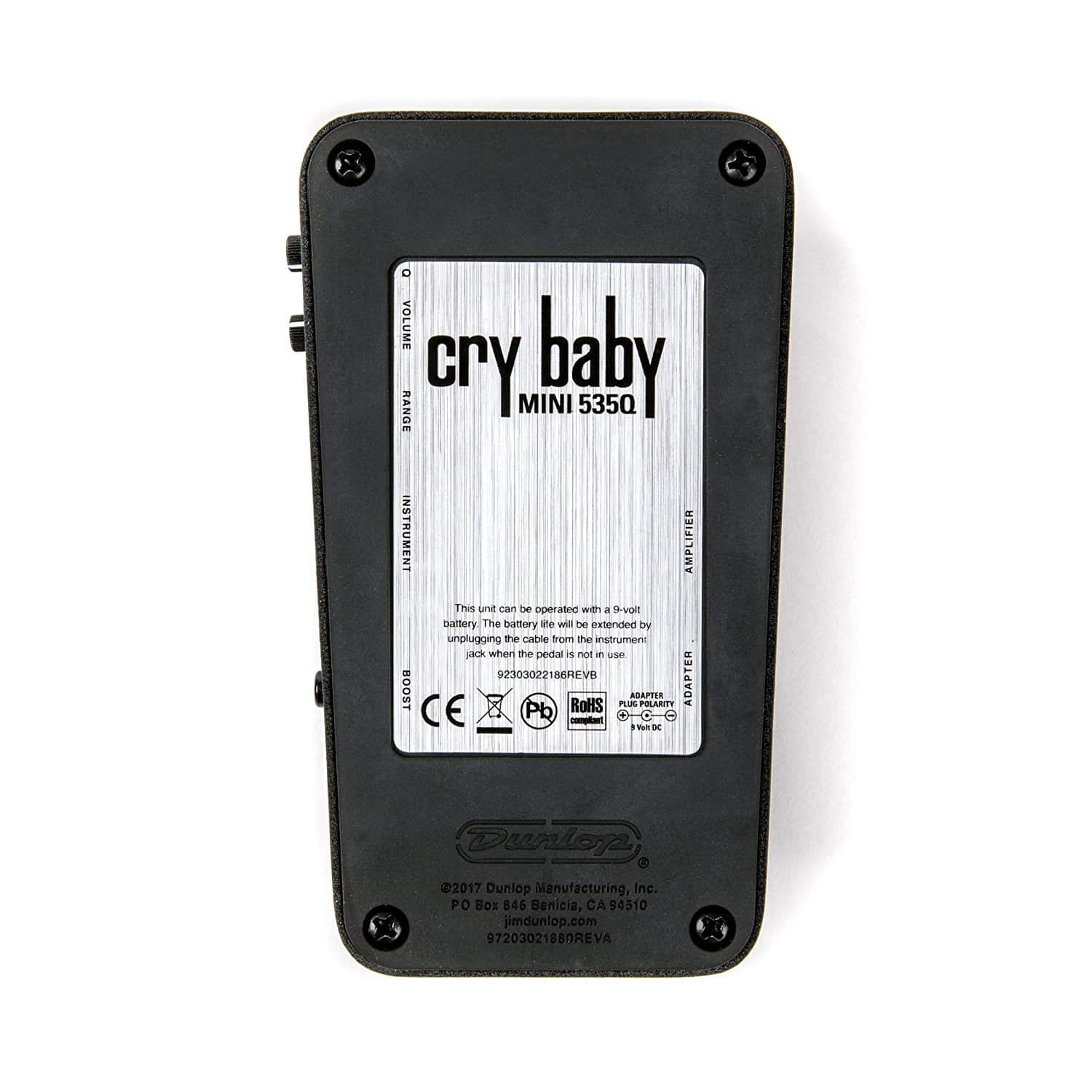 Pedal de Efectos Dunlop CBM535Q Cry Baby Q Mini Wah con - Imagen 8