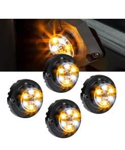 LAMPHUS 4pc SnakeEye III Luces Estroboscópicas LED AMBAR
