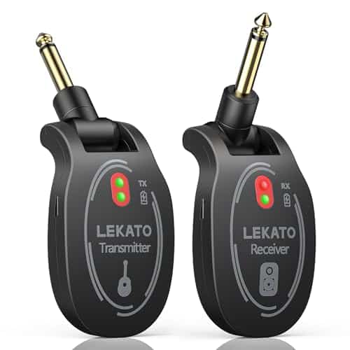 Sistema Inalámbrico de Guitarra LEKATO Transmisor Receptor