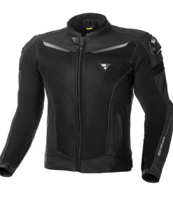 Chamarra de moto para hombre SHIMA PISTON - piel, chamarra