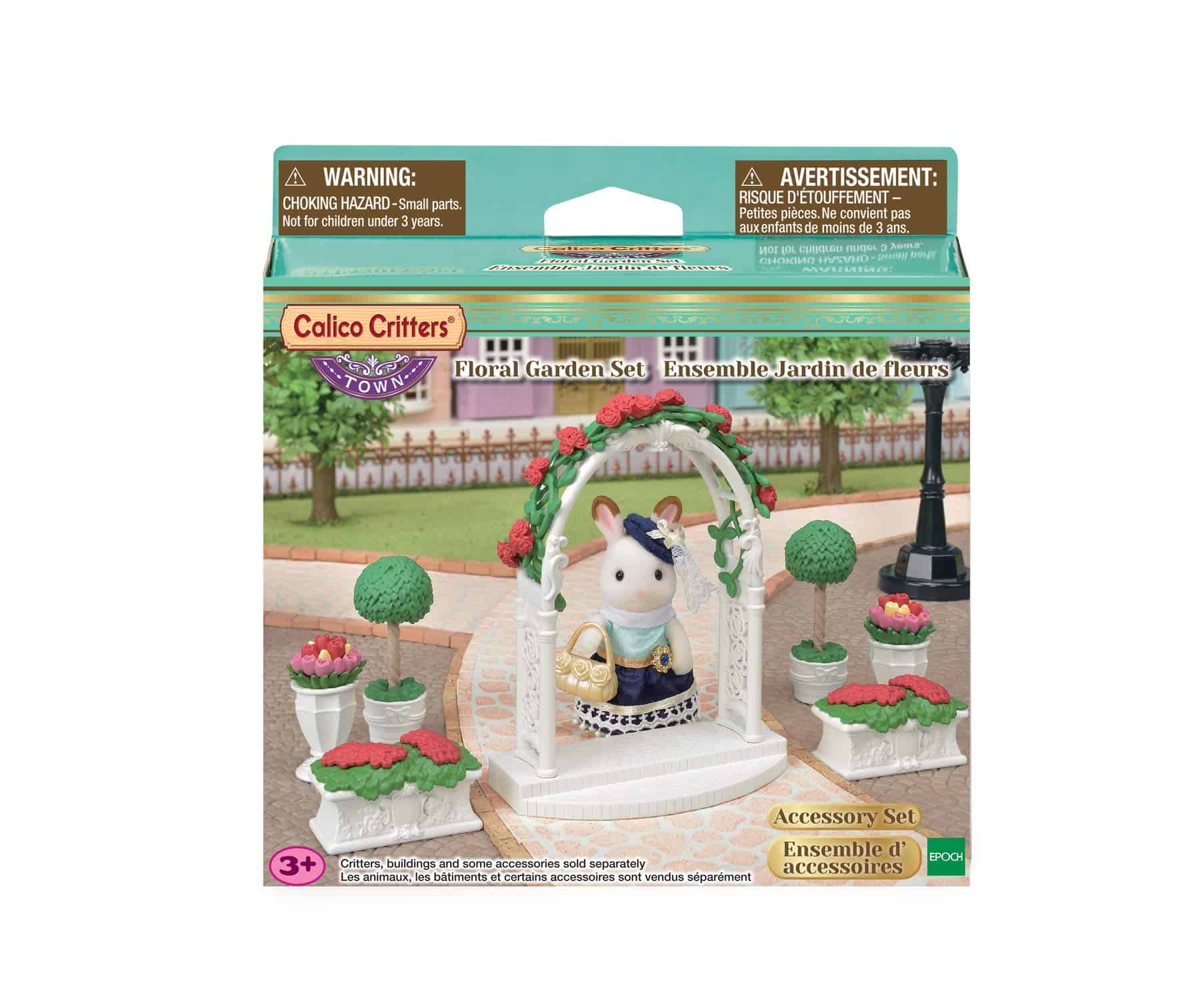 Conjunto de Jardín Floral Calico Critters - Imagen 3