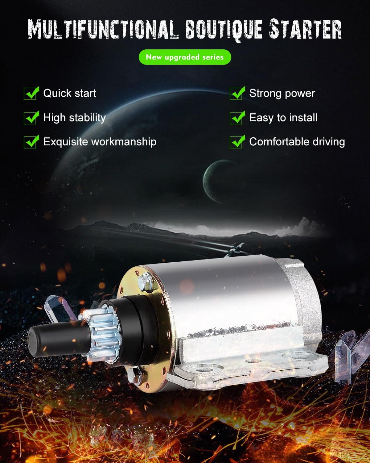 Arrancador SCITOO 5761N AM32789 compatible con Tractores - Imagen 3