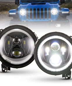 Faro LED BUNKER INDUST Wrangler JL 9†con DRL de halo,