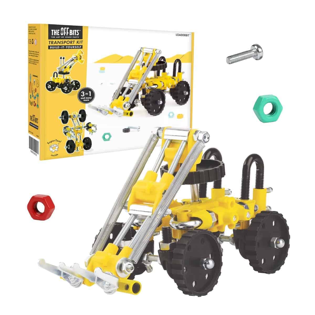 Juguete The Off Bits Build Your Own Excavator, 150+ Pzas - Imagen 9