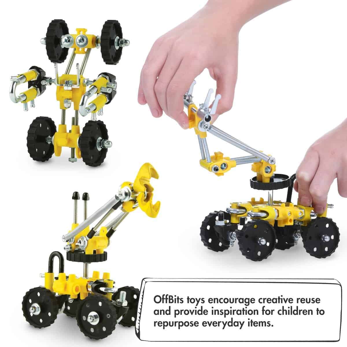 Juguete The Off Bits Build Your Own Excavator, 150+ Pzas - Imagen 5