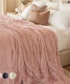 Manta de cama The Connecticut Home Co, King 108x90, Suave