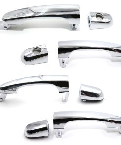 Set de 4 Manijas de Puerta Exterior Cromadas delanteras,