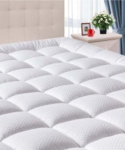 DOMICARE Protector de colchón acolchado con ajuste a la