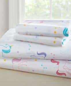 Juego de sábana de algodón 100% Wildkin Kids para niños y