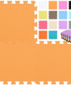 Tapetes de Espuma de Rompecabezas de 18 Baldosas de Goma