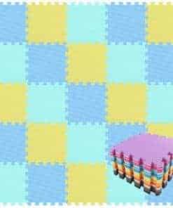 qqpp EVA Goma 18 Baldosas Alfombras de Espuma de