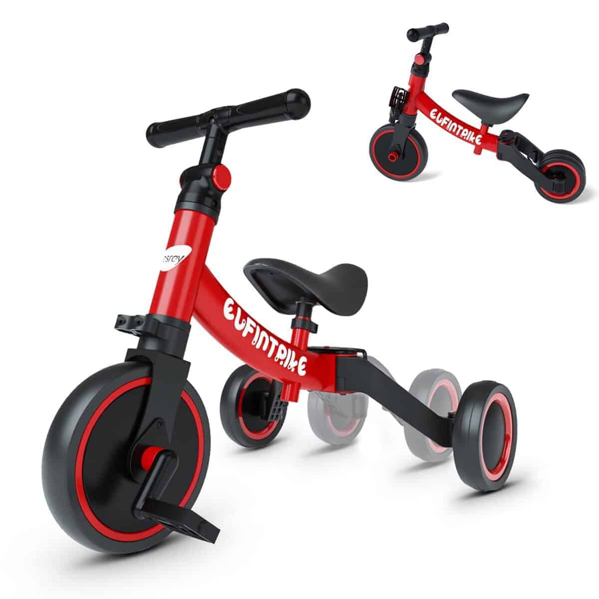 Bicicleta besrey 5 en 1 para niños de 1 a 4 años, Triciclo