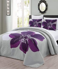 Juego de Edredón Reversible de 3 Piezas GrandLinen -