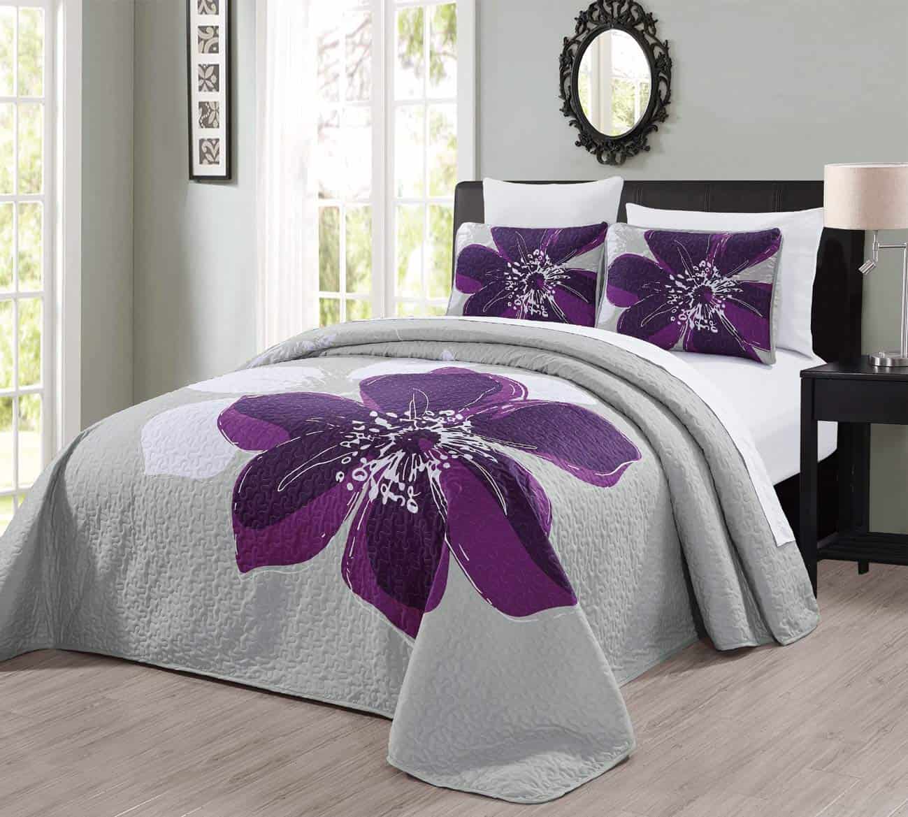 Juego de Colcha Reversible de 3 Piezas (90" X 88")