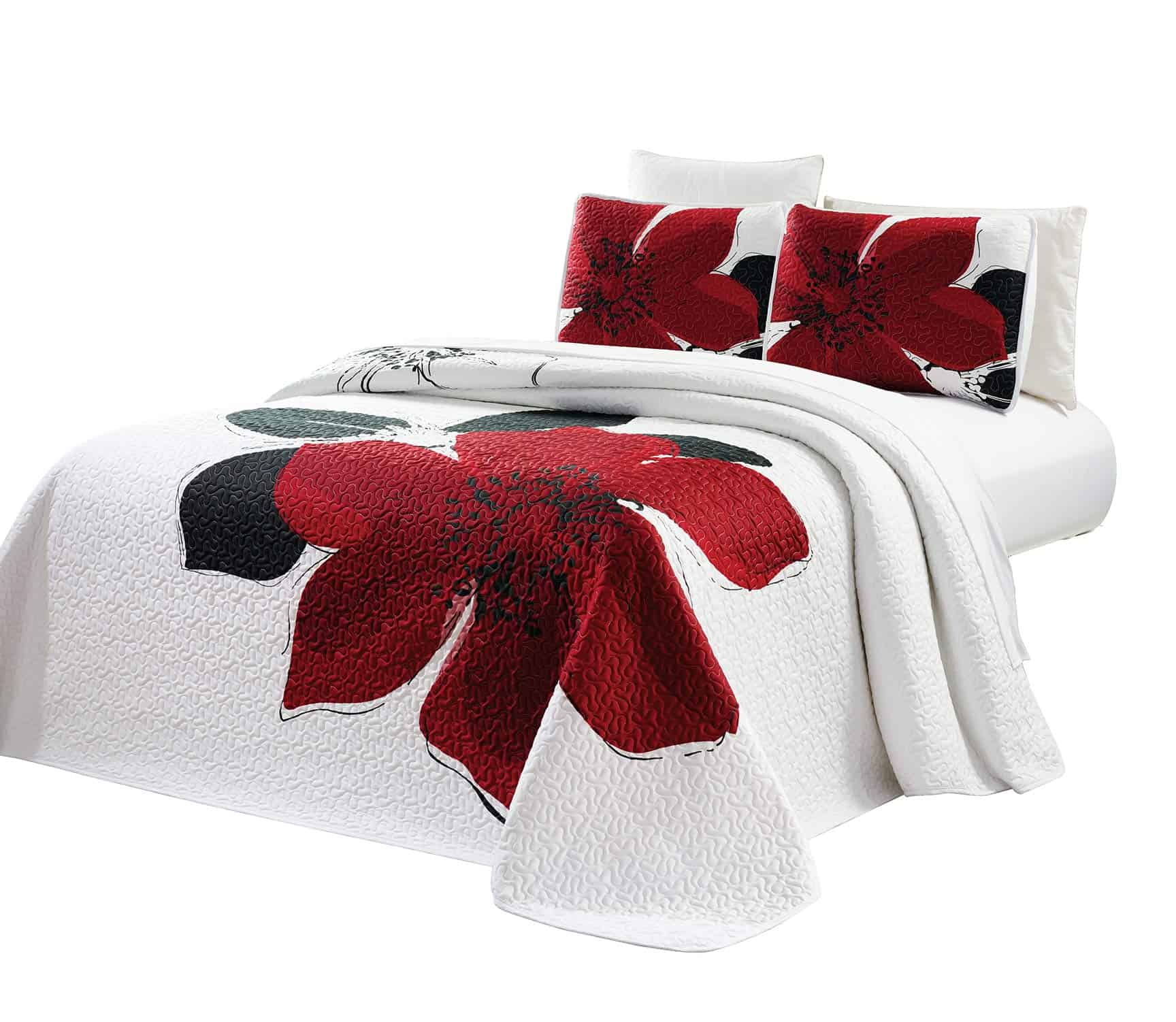 Juego de Colcha Reversible de 3 Piezas (90" X 88") con