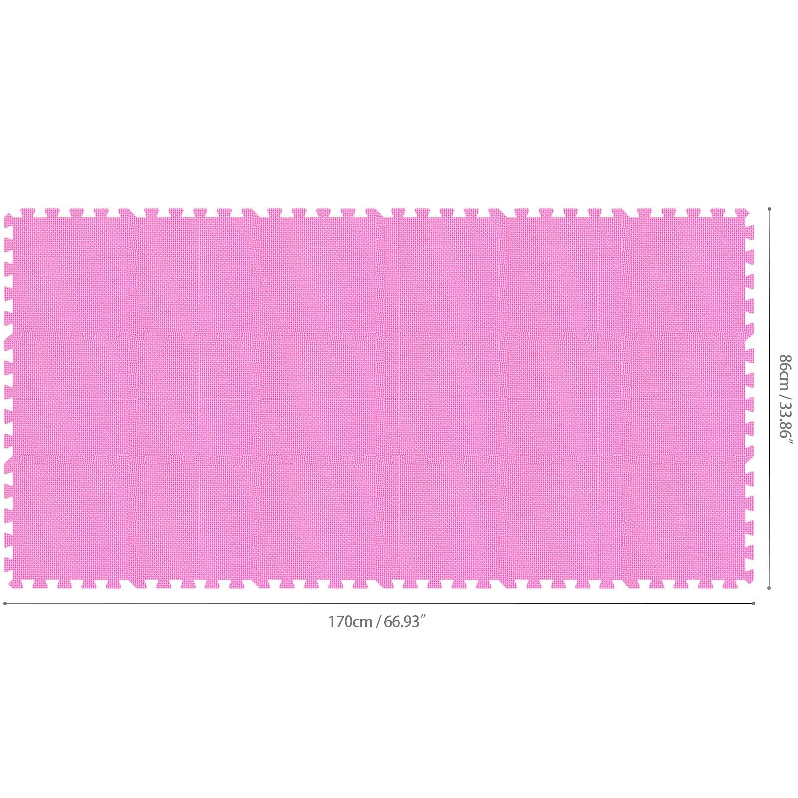 qqpp EVA Goma 18 Azulejos Estera de Piso de Espuma de - Imagen 3