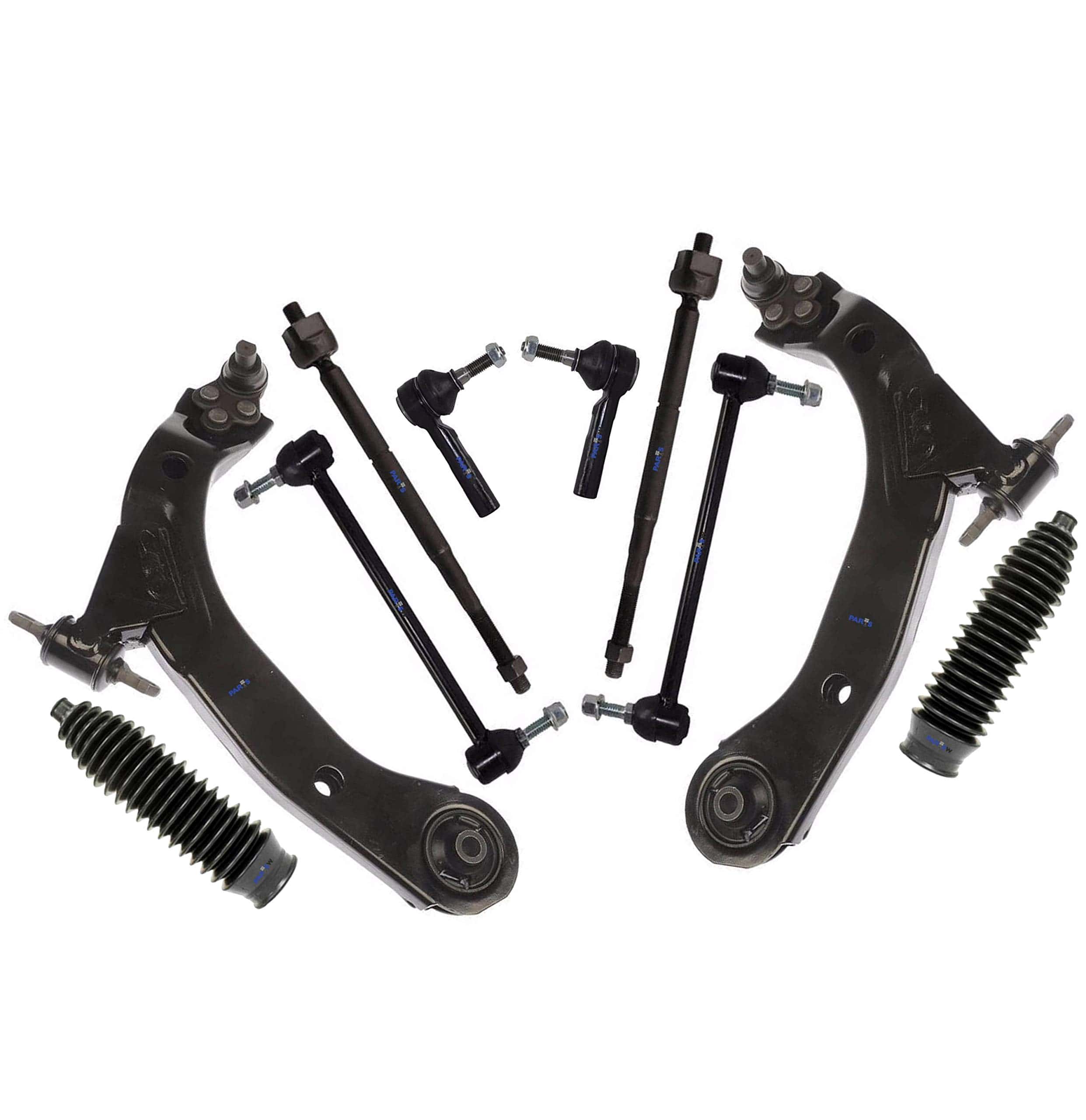PartsW - 10 Piezas Brazos de Control Inferiores Delanteros